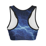 Lightning Plasma Print Women's Sports Bra