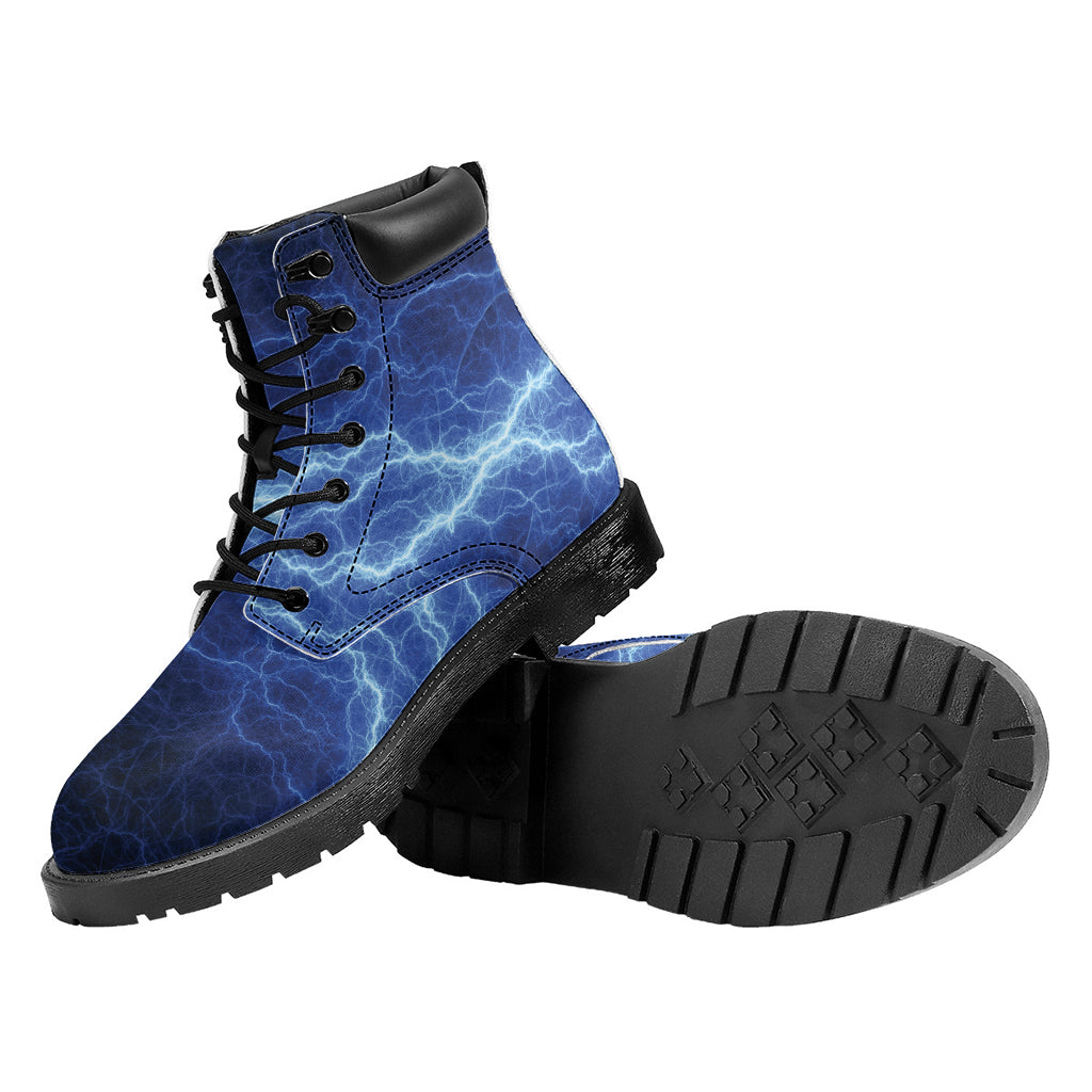 Lightning Plasma Print Work Boots
