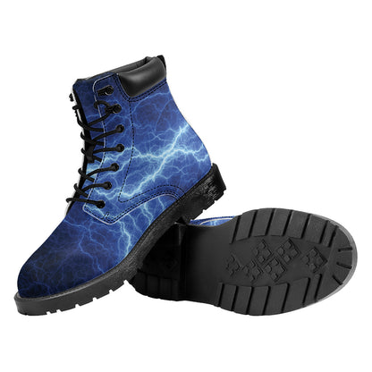 Lightning Plasma Print Work Boots