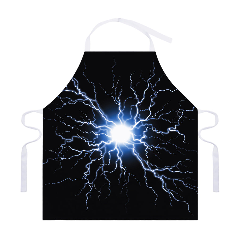 Lightning Spark Print Adjustable Apron