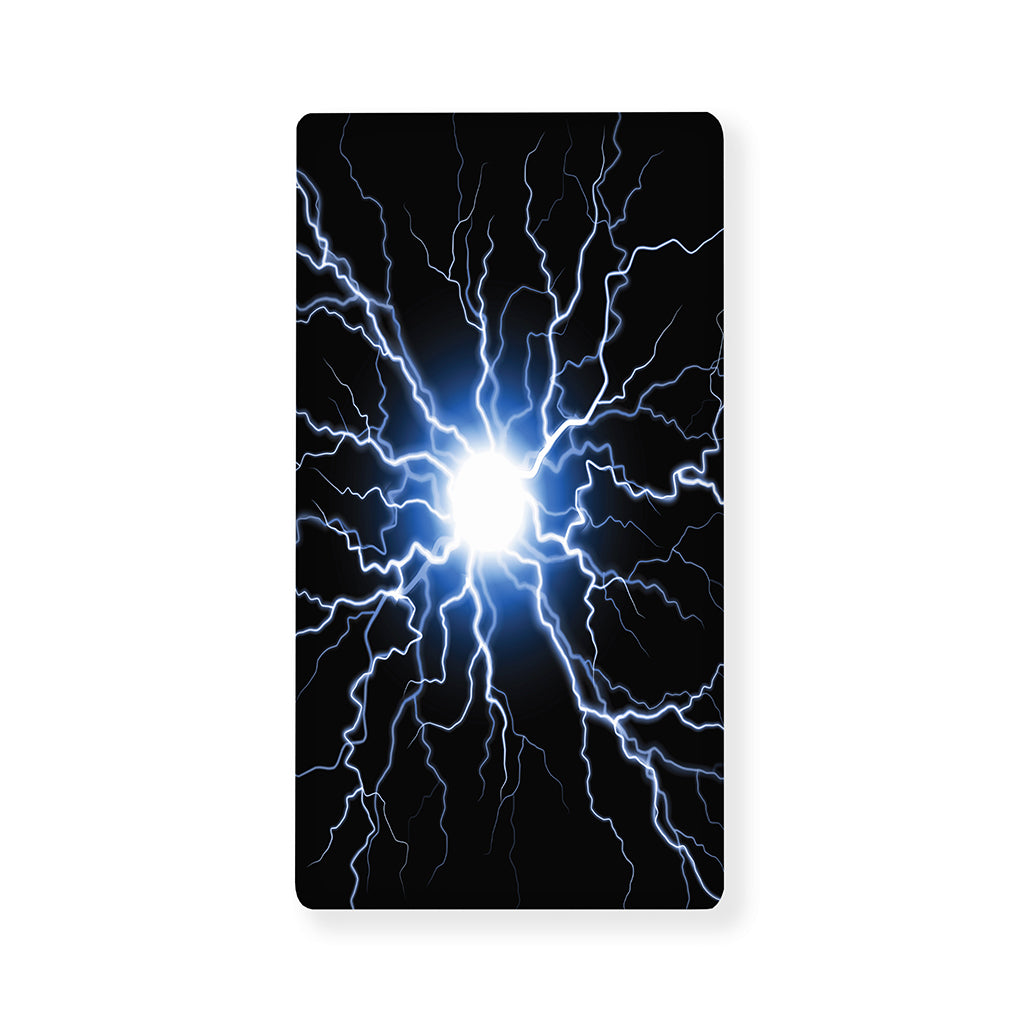 Lightning Spark Print Baby Crib Sheet