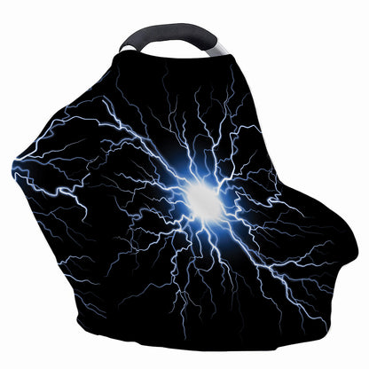 Lightning Spark Print Baby Seat Cover