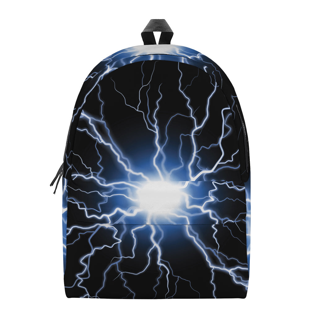 Lightning Spark Print Backpack
