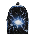Lightning Spark Print Backpack