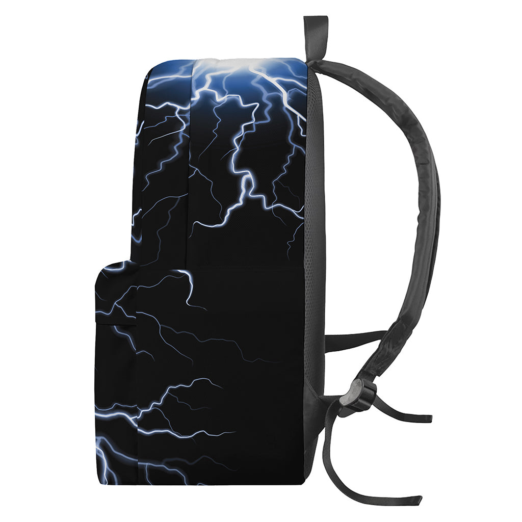 Lightning Spark Print Backpack
