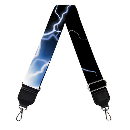 Lightning Spark Print Bag Strap