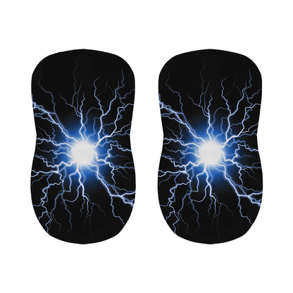 Lightning Spark Print Bar Stool Covers