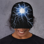 Lightning Spark Print Baseball Cap