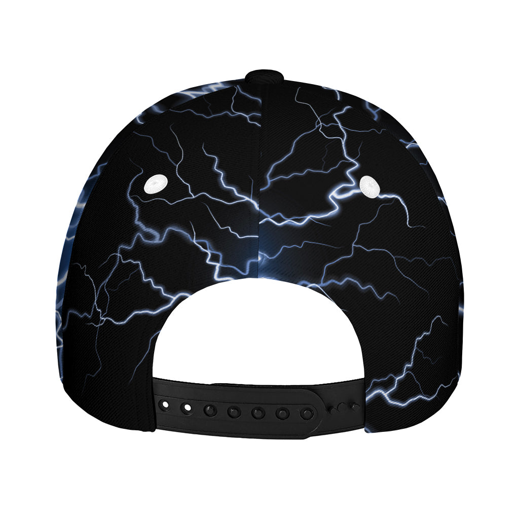 Lightning Spark Print Baseball Cap