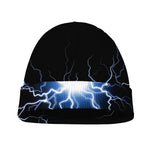 Lightning Spark Print Beanie