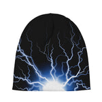 Lightning Spark Print Beanie