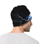 Lightning Spark Print Beanie
