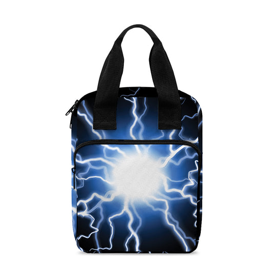 Lightning Spark Print Bible Tote Bag
