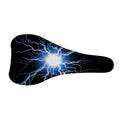 Lightning Spark Print Bicycle Seat Cover