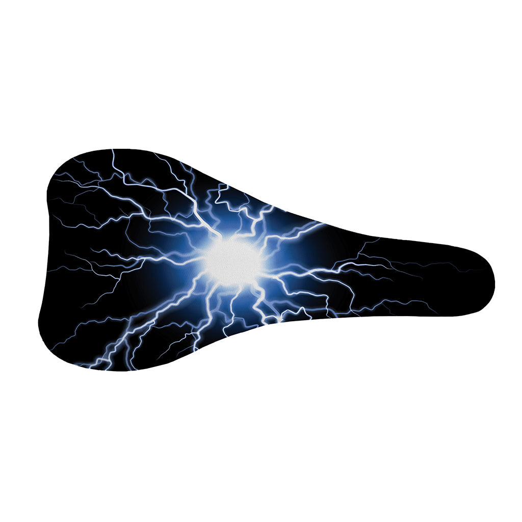 Lightning Spark Print Bicycle Seat Cover