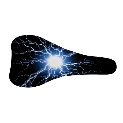 Lightning Spark Print Bicycle Seat Cover