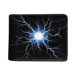 Lightning Spark Print Bifold Wallet