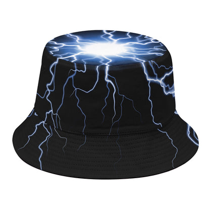 Lightning Spark Print Bucket Hat