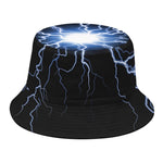 Lightning Spark Print Bucket Hat