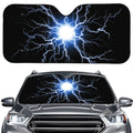 Lightning Spark Print Car Windshield Sun Shade