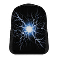 Lightning Spark Print Casual Backpack