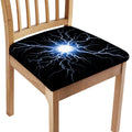 Lightning Spark Print Chair Cushion Cover