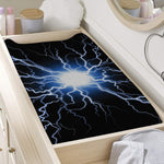 Lightning Spark Print Changing Pad Cover
