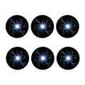 Lightning Spark Print Coaster Set