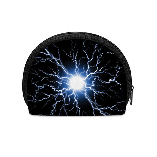 Lightning Spark Print Coin Purse