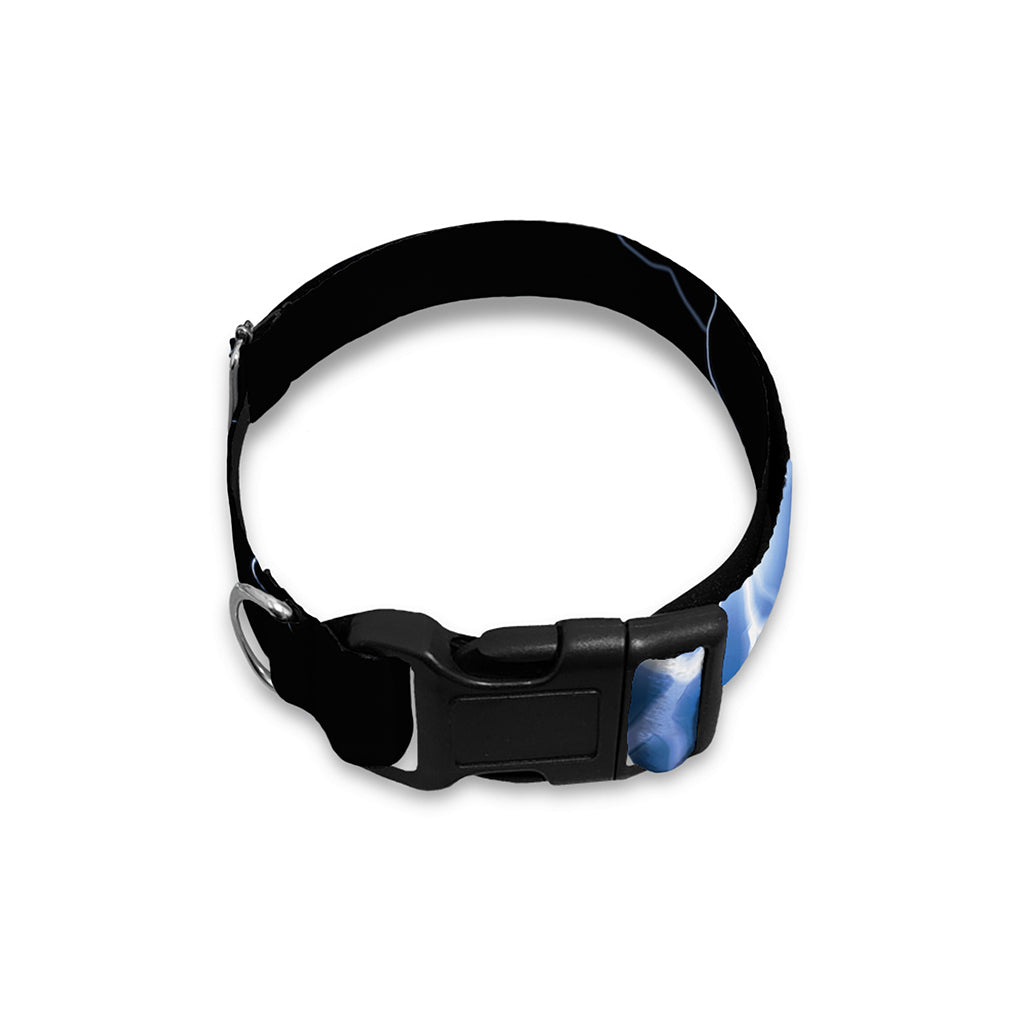 Lightning Spark Print Dog Collar