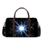 Lightning Spark Print Duffle Bag
