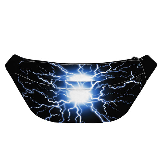 Lightning Spark Print Fanny Pack