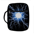 Lightning Spark Print Front Pocket Bible Bag