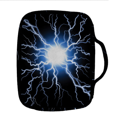 Lightning Spark Print Front Pocket Bible Bag