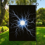 Lightning Spark Print Garden Flag