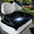 Lightning Spark Print Golf Cart Seat Cover