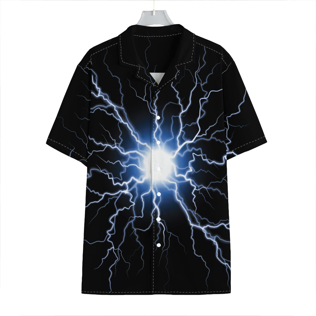Lightning Spark Print Hawaiian Shirt
