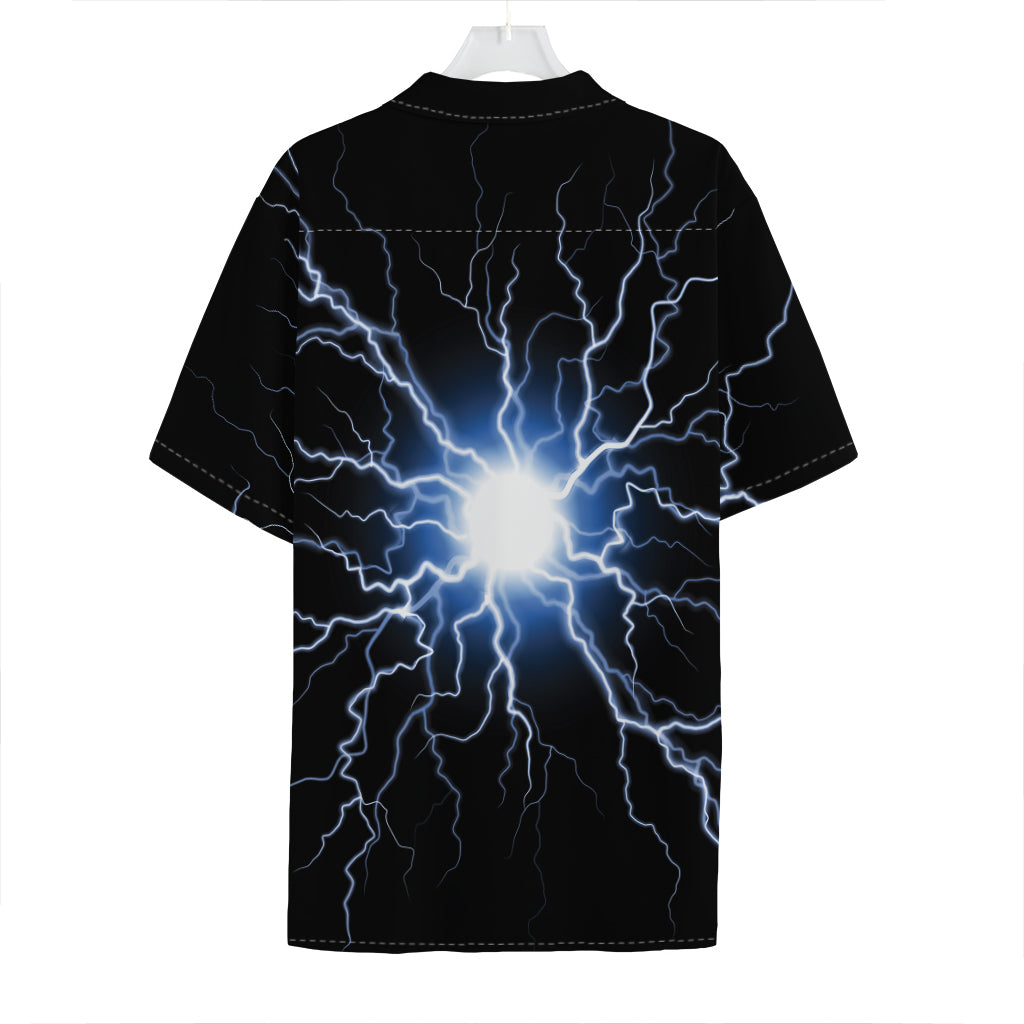Lightning Spark Print Hawaiian Shirt