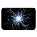 Lightning Spark Print Indoor Door Mat