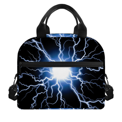 Lightning Spark Print Insulated Lunch Bag