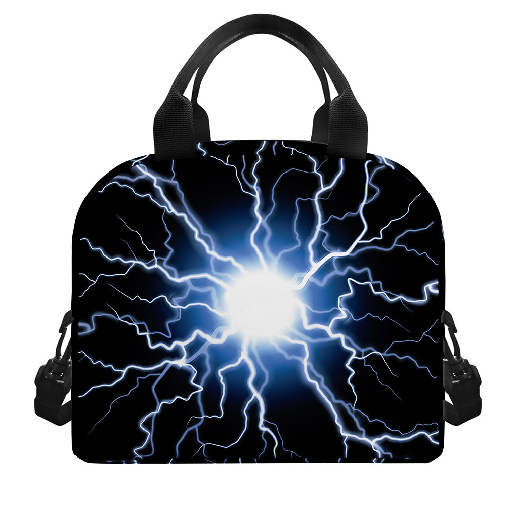 Lightning Spark Print Insulated Lunch Bag