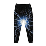 Lightning Spark Print Jogger Pants