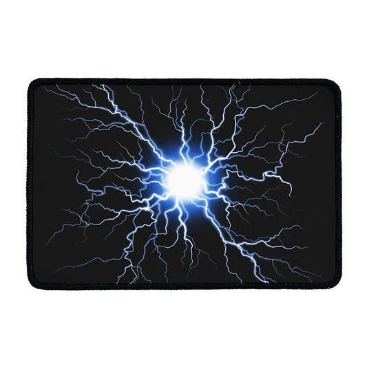 Lightning Spark Print Kitchen Mat