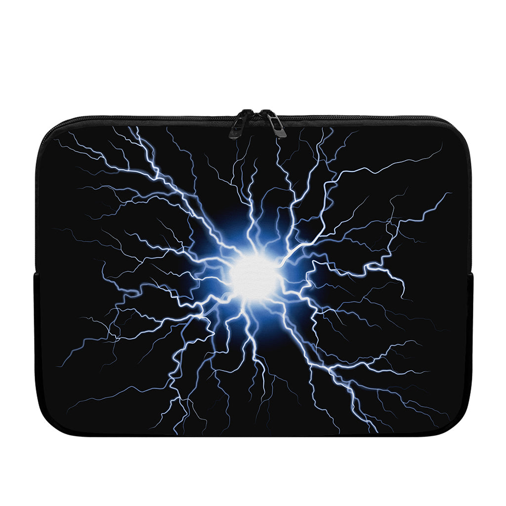 Lightning Spark Print Laptop Sleeve