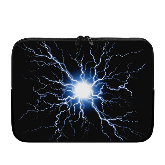 Lightning Spark Print Laptop Sleeve