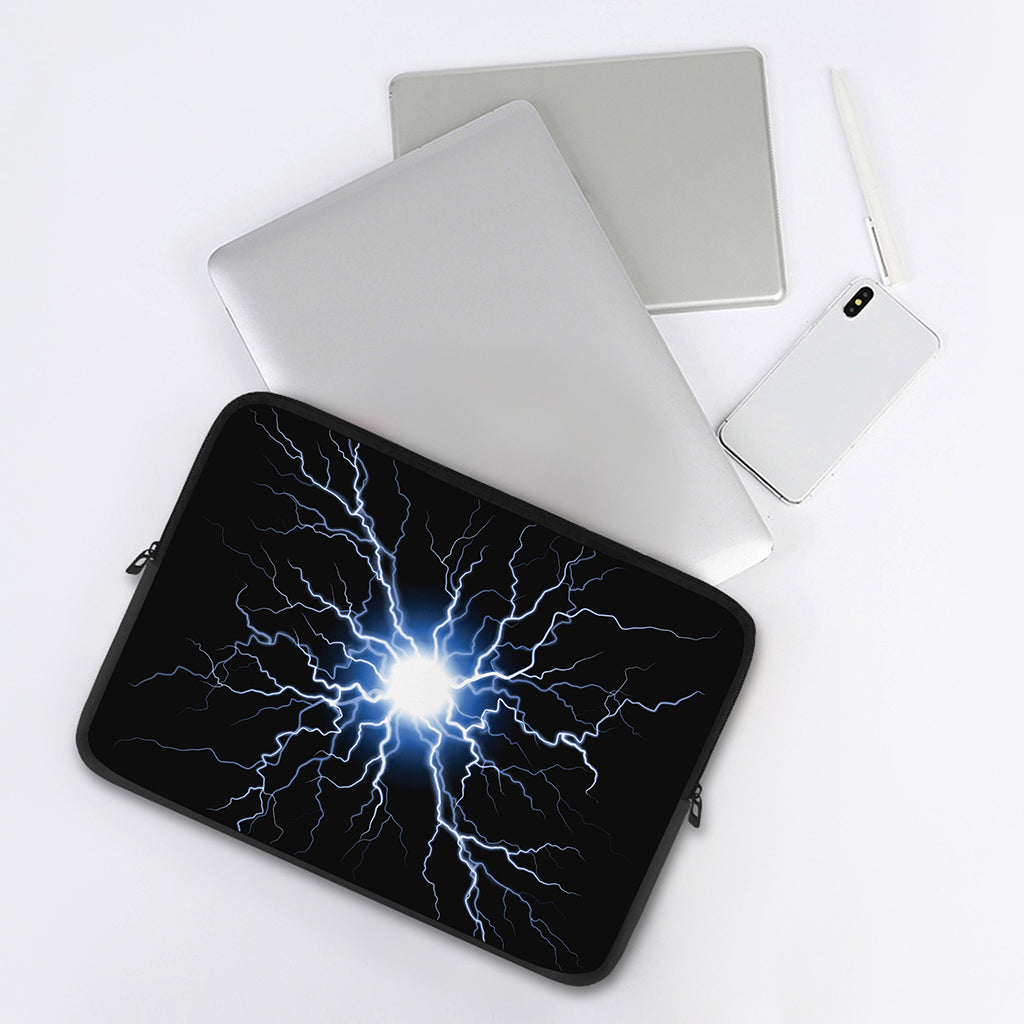 Lightning Spark Print Laptop Sleeve