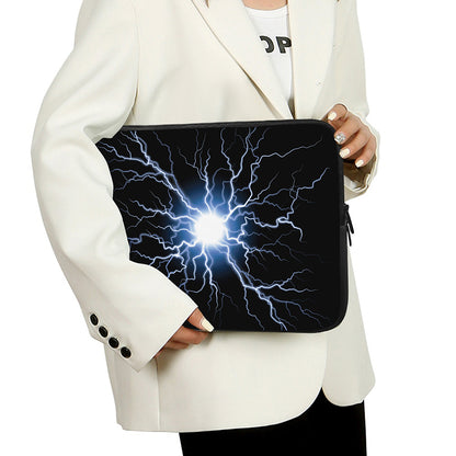 Lightning Spark Print Laptop Sleeve