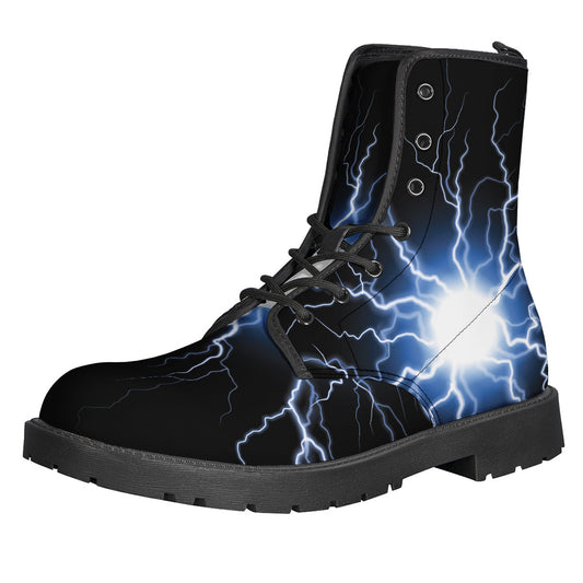Lightning Spark Print Backpack