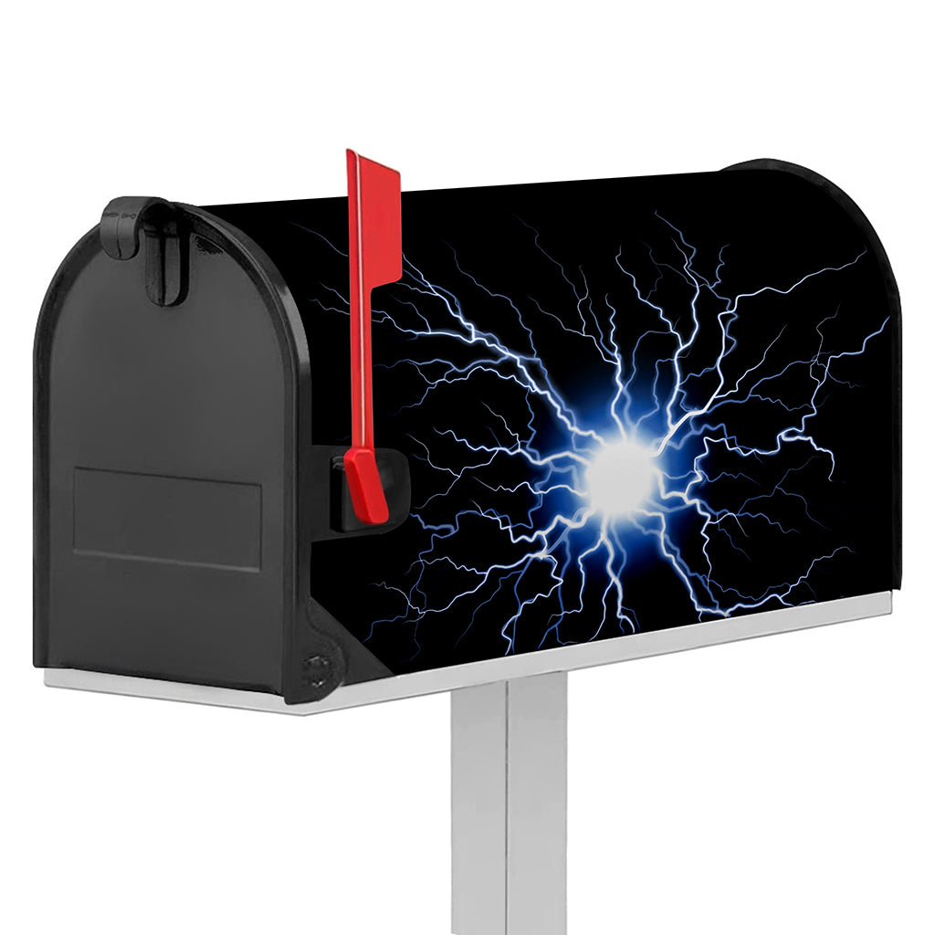 Lightning Spark Print Mailbox Cover