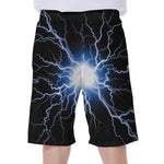 Lightning Spark Print Men's Beach Shorts